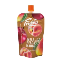 Pouche de Manzana, Melocotón y Mango Frulla Natura Nuova 1ud de 100gr