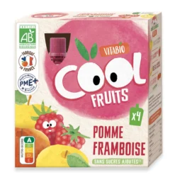 Pouch Manzana, Fresa y Arándanos Vitabio 4X 90 g