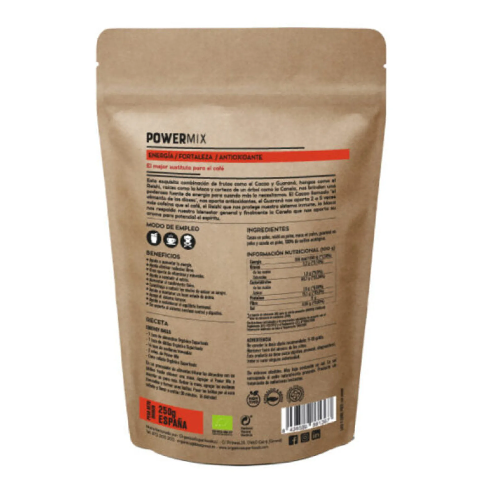 Power Mix Bio 1kg - Orgánica Superfoods
