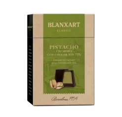 Praliné de Pistacho cremoso con Chocolate Negro 75% Blanxart 70 g