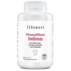 Proactiflora Intima con D-Manosa, extracto de arándano rojo y probióticos Zenement, 120 comprimidos