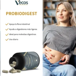 Probiodigest Vecos 60 Cápsulas | Digestión Pesada Y Gases | Enzimas Digestivas + Probióticos