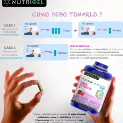 Probione Balance Probióticos y Prebióticos 200 mil M UFC Nutricel 120 cápsulas