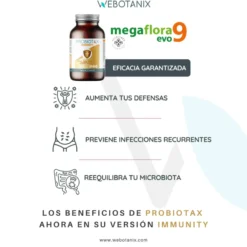 Probiotax Immunity Defensas WeBotanix 45 cápsulas