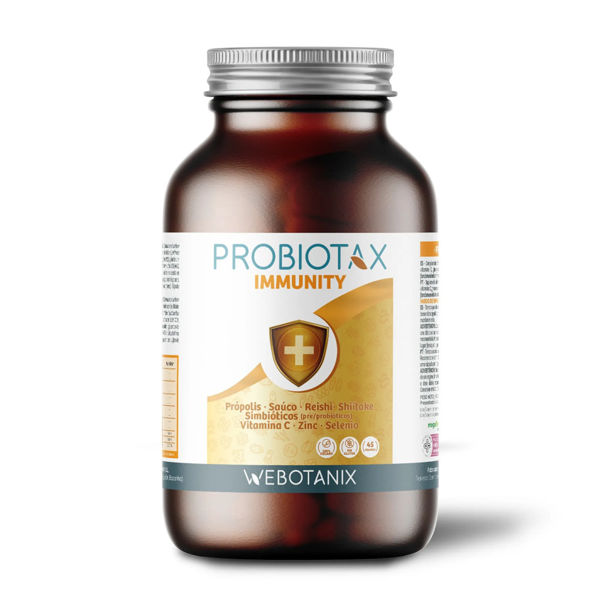 Probiotax Immunity Defensas WeBotanix 45 cápsulas