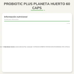 Probiotic plus Planeta Huerto 60 Caps