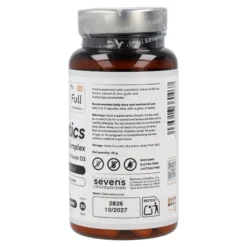 Probiótico Full Spectrum Complex con Inulina FOS Zinc y Vitamina D3 Sevens Nutrition 60 cápsulas