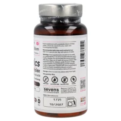 Probióticos Flora Íntima Mujer con Inulina FOS Zinc y Vitaminas B2 y D3 Sevens Nutrition 60 cápsulas