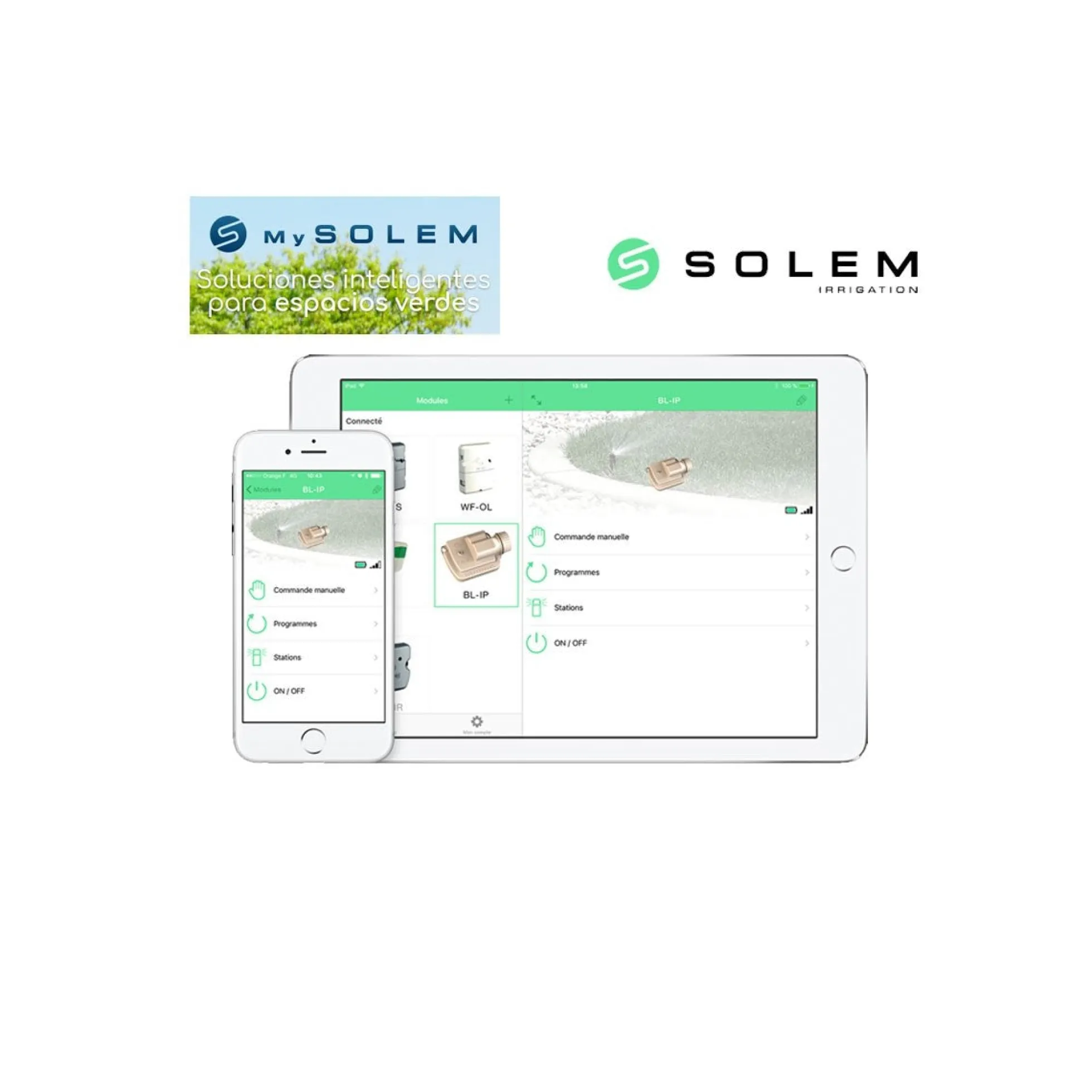 Programador Solem Smart-is 24v 2 Estaciones (wifi/bluetooth) - Riego Inteligente