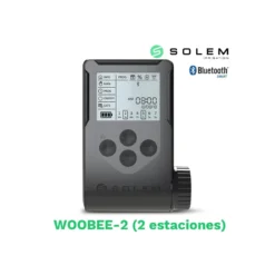 Programador Solem Woobee 2 Estaciones (batería/pantalla/bluetooth) - Control Práctico De Riego