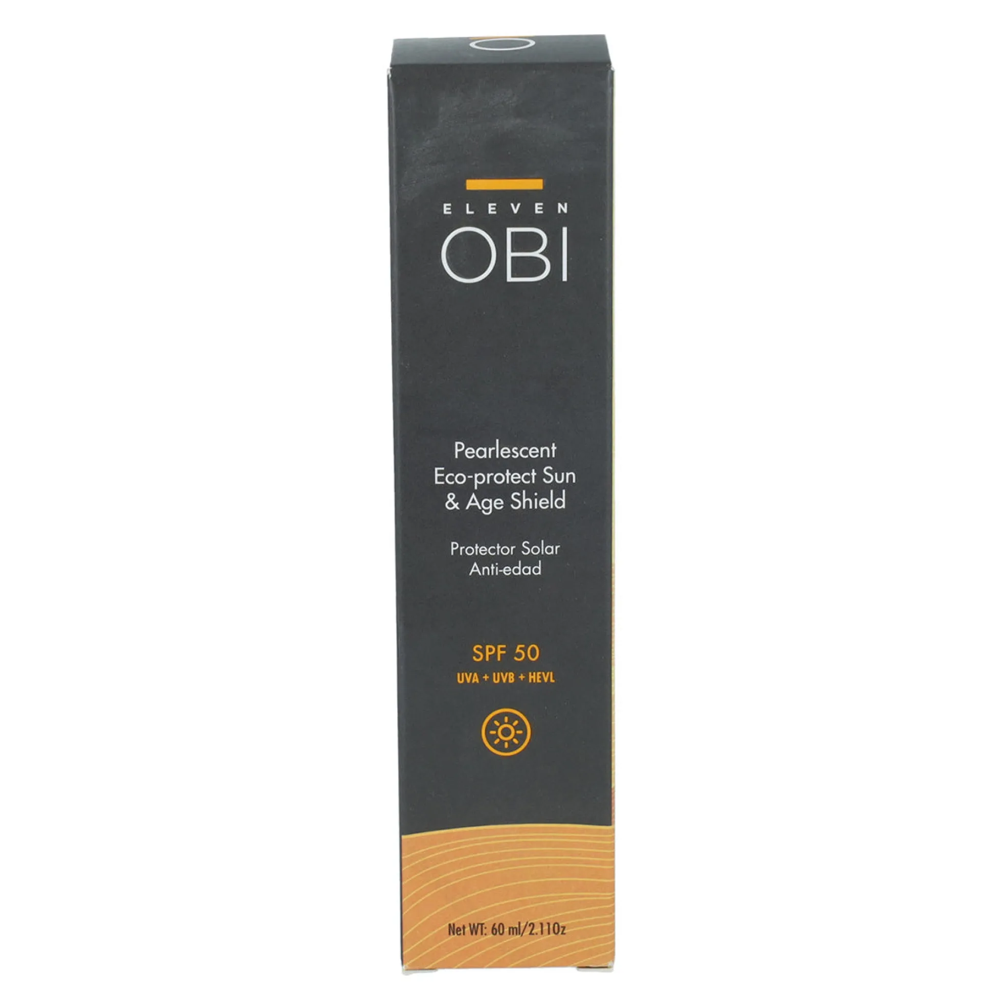 Protector solar antiedad ECO nacarado SPF 50 Eleven Obi 60ml