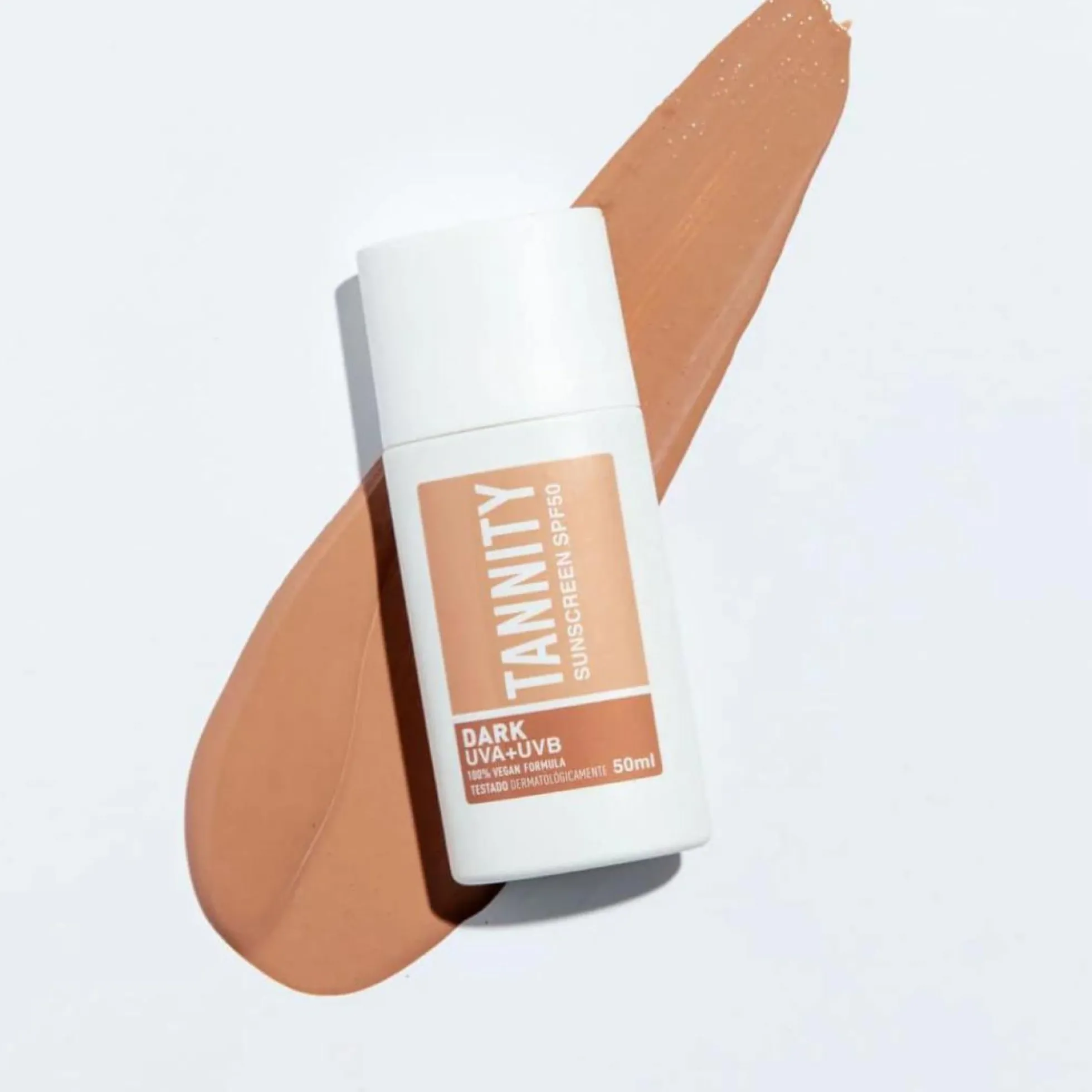 Protector solar con color SPF50 - Dark, Tannity 50 ml