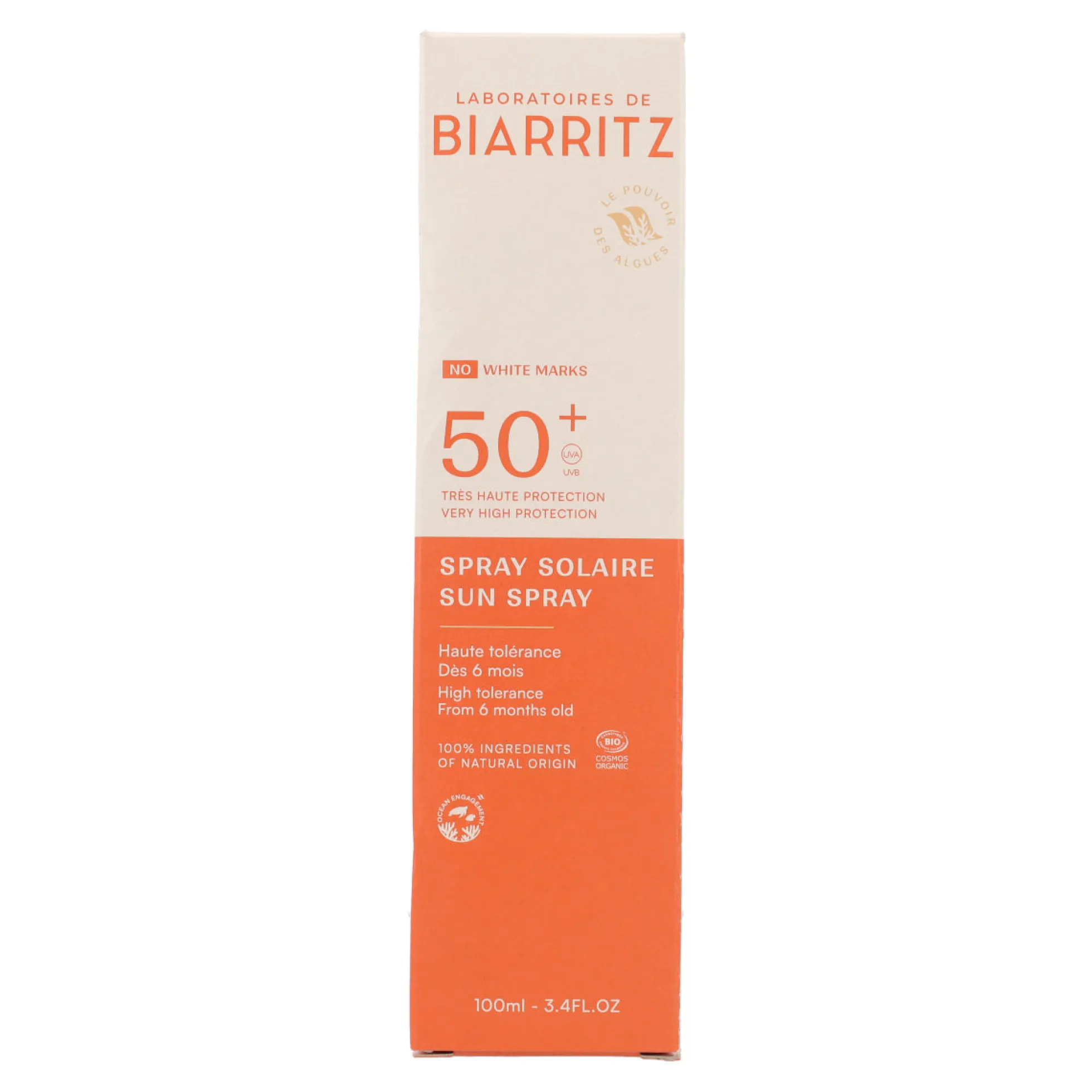 Protector Solar en Spray Cara & Cuerpo SPF 50 Alga Maris 100 ml