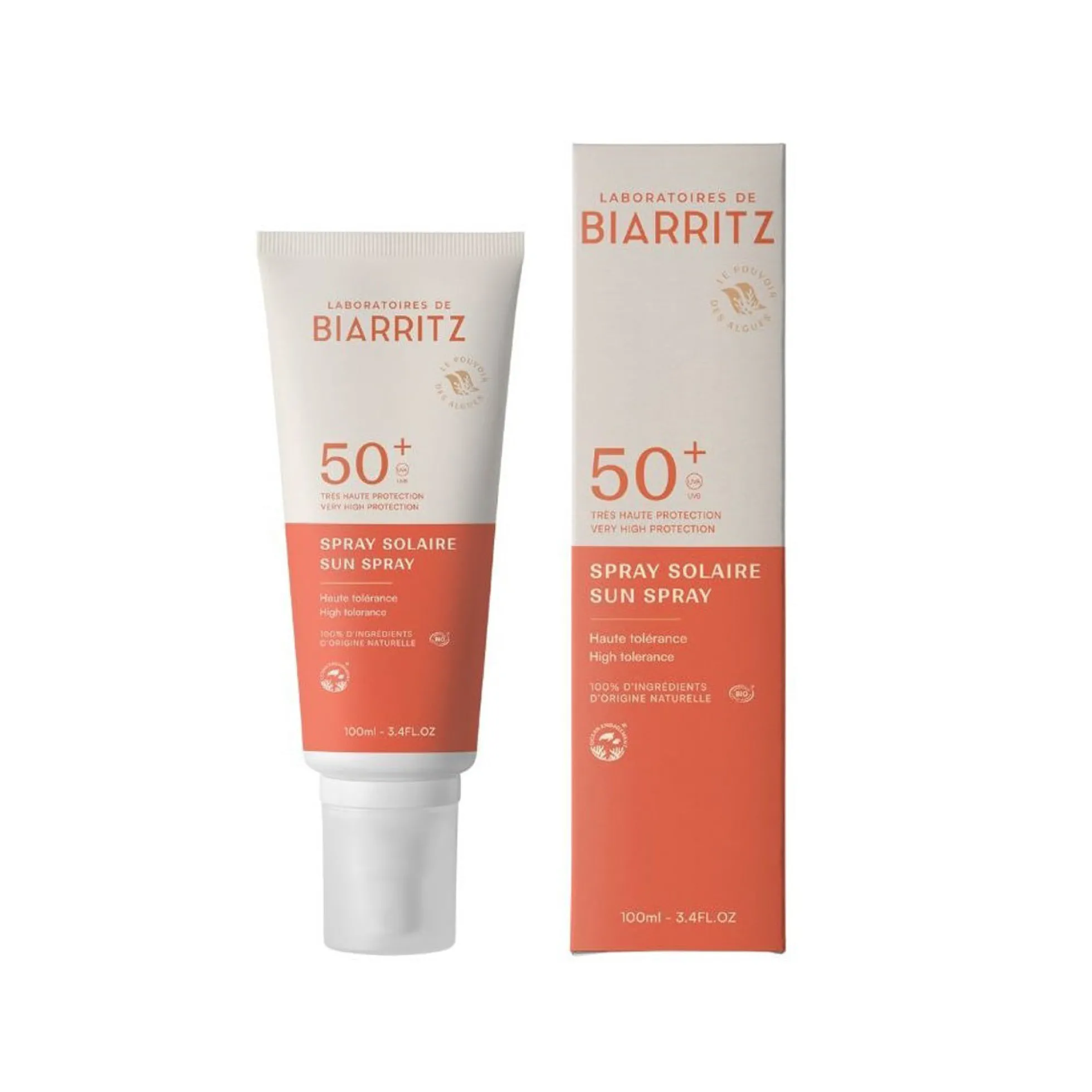 Protector Solar en Spray Cara & Cuerpo SPF 50 Alga Maris 100 ml