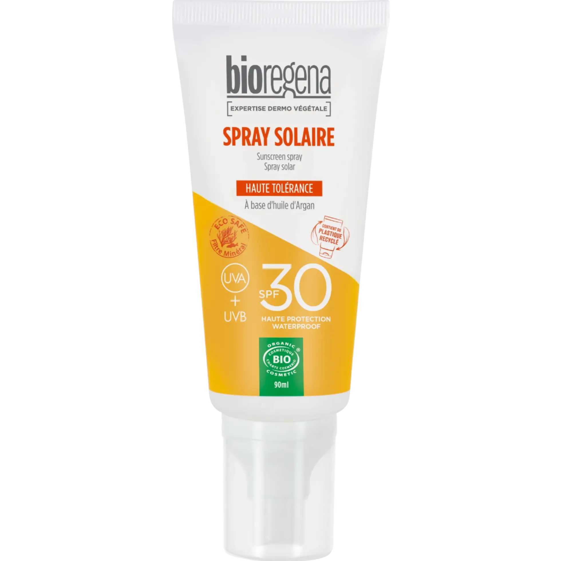 Protector Solar en spray SPF 30 Hipoalergénico Bioregena 90 ml