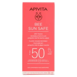 Protector Solar Facial Fluido Invisible Toque Seco SPF50 - APIVITA - 50 ml