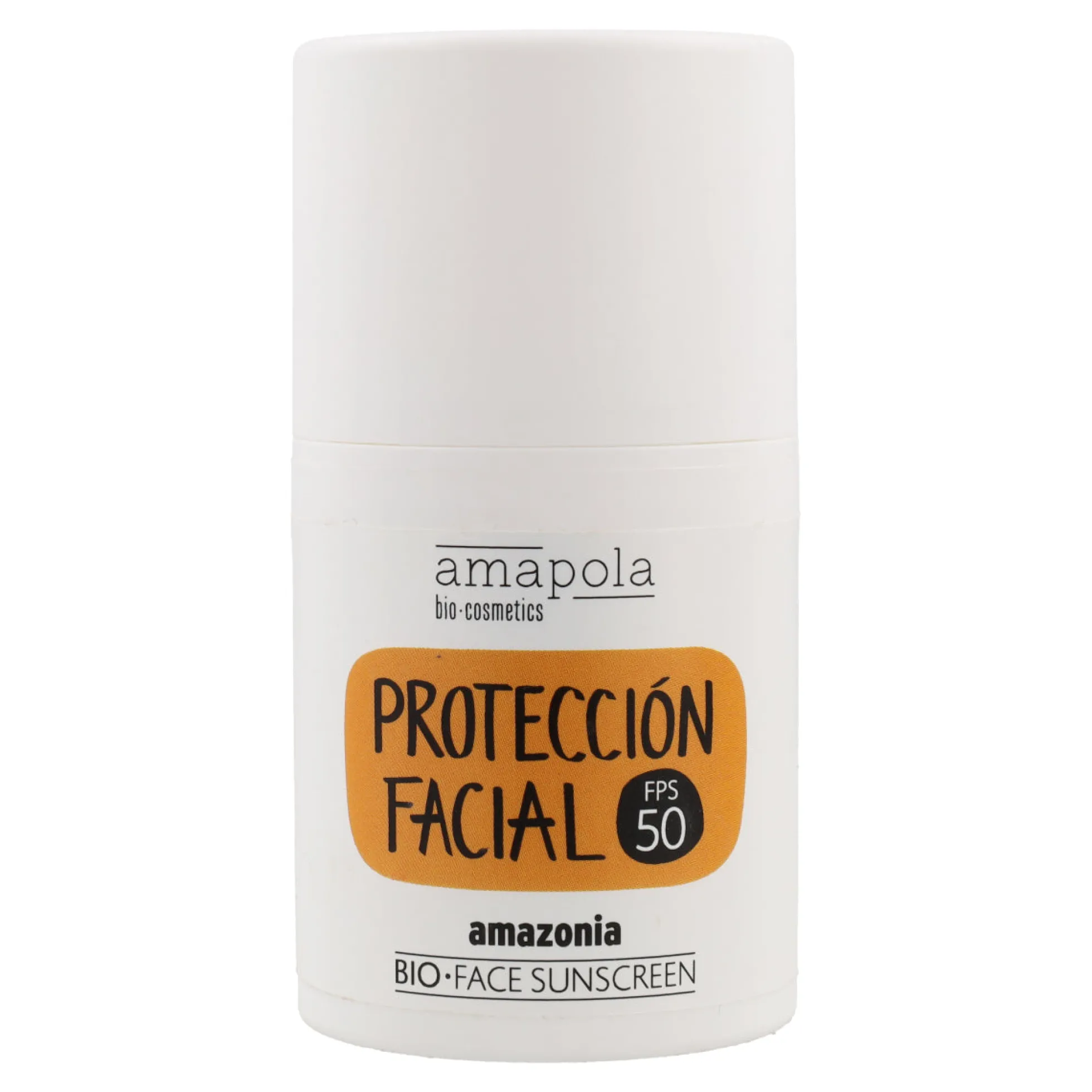 Protector solar facial SPF 50 Amazonia Amapola 50ml