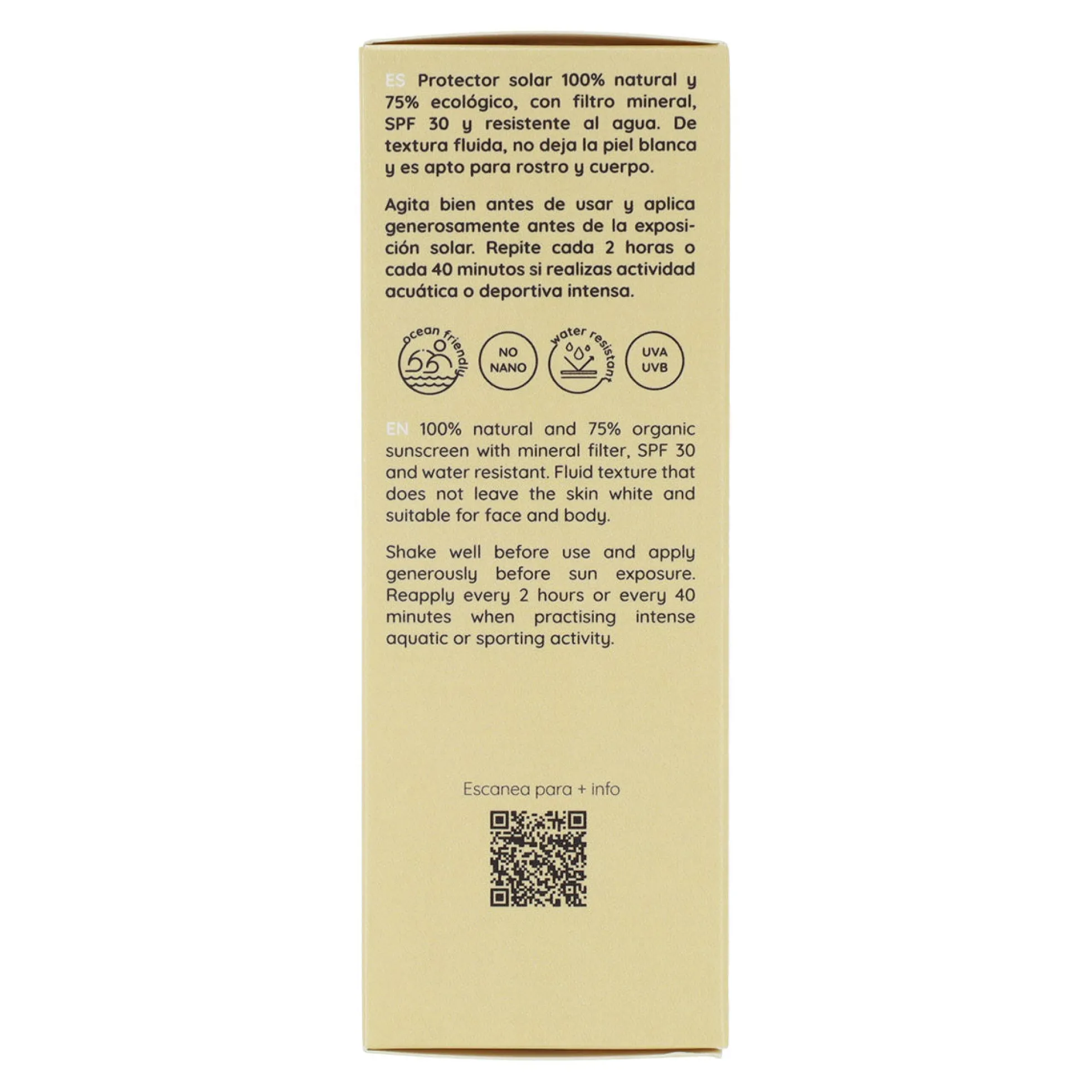 Protector Solar Fluido 30 SPF BIO Matarrania 100 ml