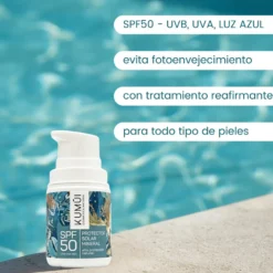 Protector Solar Mineral Spf50 – Alta Protección Natural Uvb + Uva + Hev KUMUI 50ml