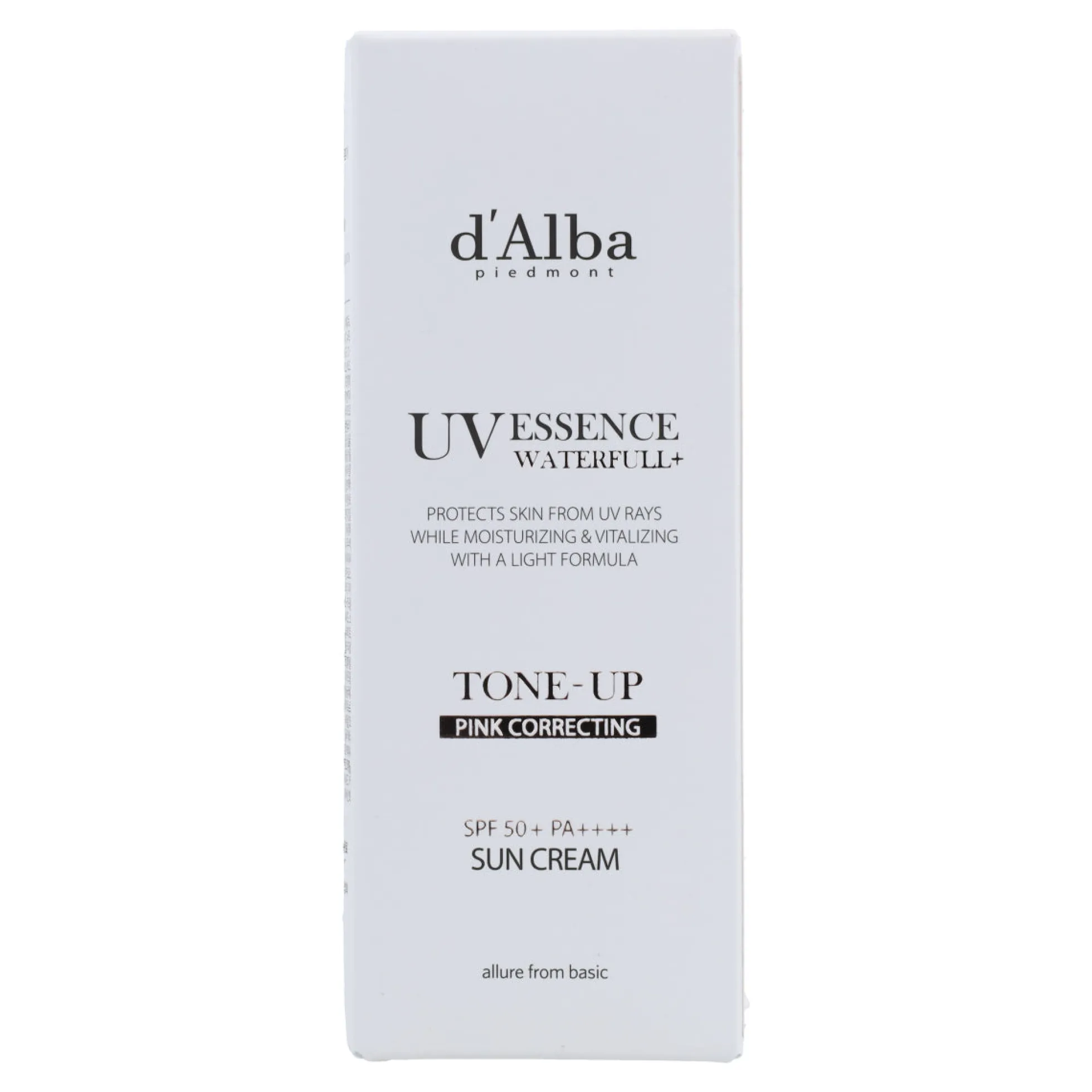 Protector solar Waterfull Tone-Up Sun Cream d'Alba 50 ml