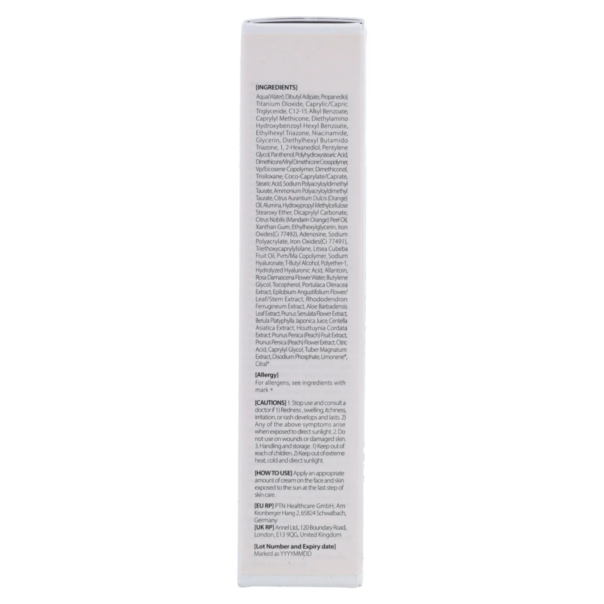 Protector solar Waterfull Tone-Up Sun Cream d'Alba 50 ml
