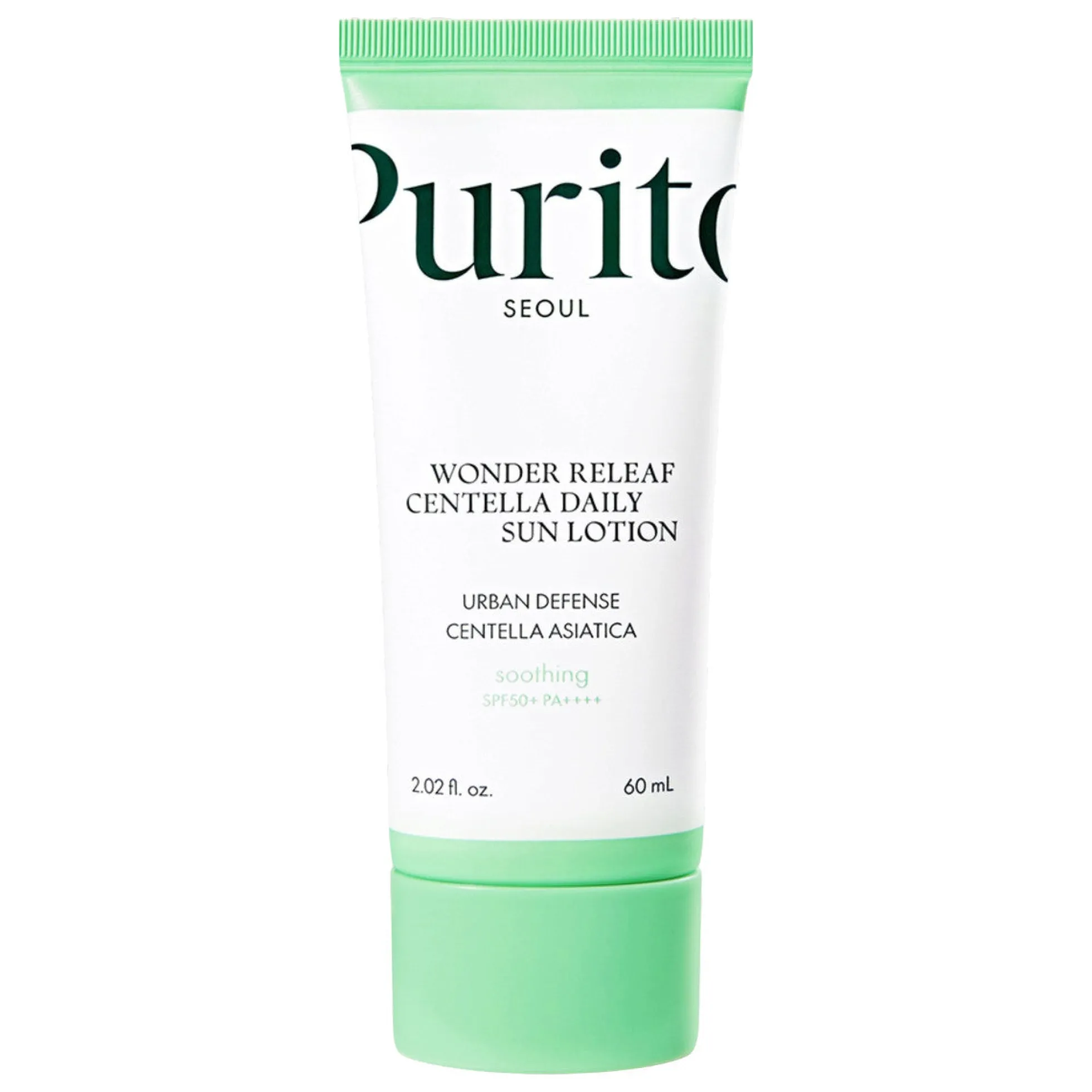 Protector solar Wonder Releaf Centella Daily Sun Lotion SPF50+ PA++++ Purito Seoul 60 ml