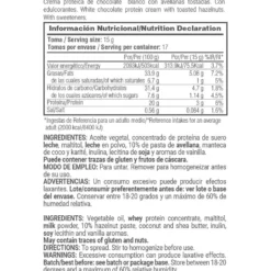 Protein Cream (crema Proteica) - 200g - Chocolate Blanco Con Leche Milkywhey - Deliciosa Crema De Proteín - Masmusculo