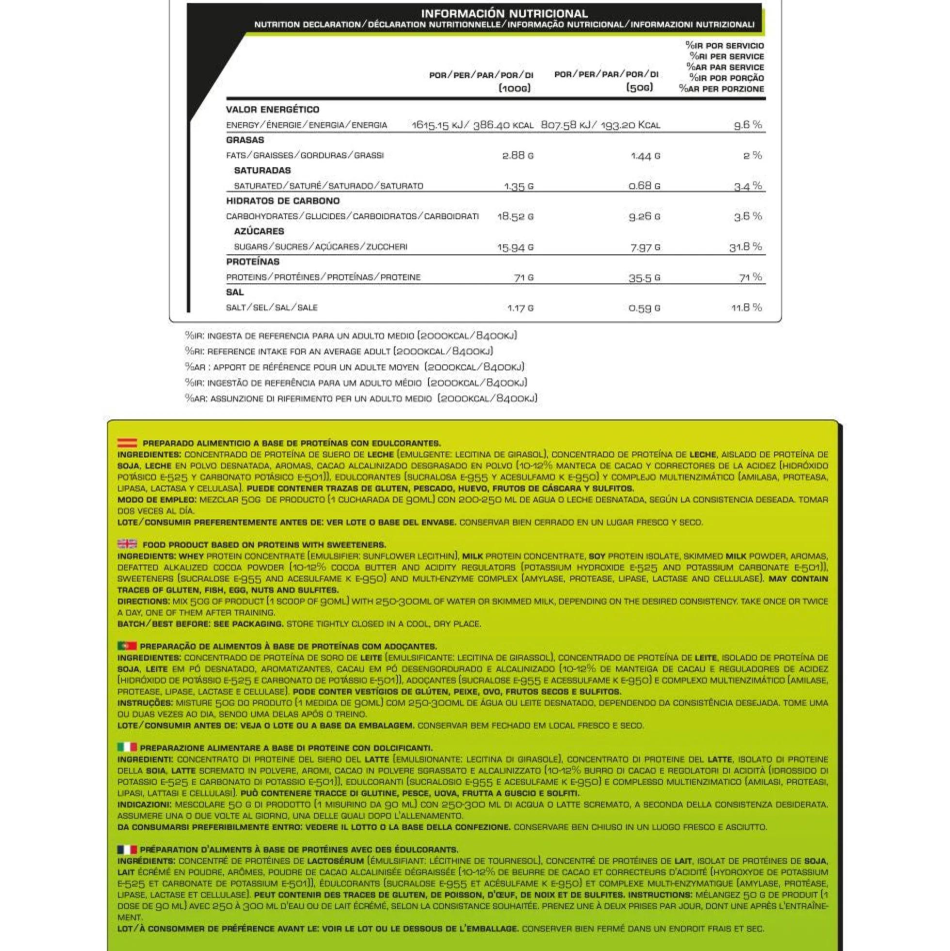 Protein Power Digest - 2kg - Capuchino - Proteínas - Iron Addict Labs
