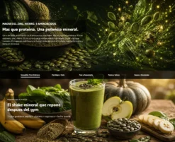 Proteína De Calabaza Bio - 500g | Proteína Vegetal Ecológica Vegana Para Batidos Y Repostería, Sin Azúcares Añadidos