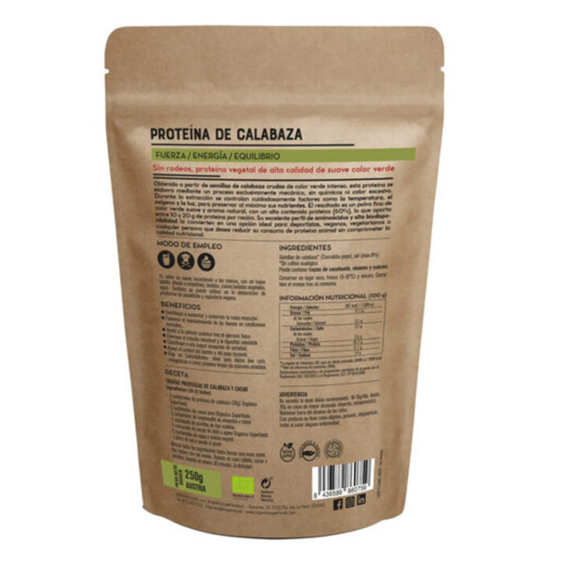Proteína De Calabaza 1kg - Orgánica Superfoods