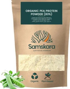 Proteína De Guisante Fermentada Bio - 3kg | Proteína Vegetal Ecológica Vegana Para Batidos Y Repostería