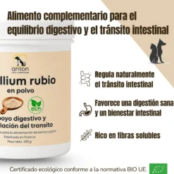 Psyllium ECO para perros y gatos – Tránsito intestinal – 300 g