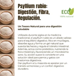 Psyllium ECO para perros y gatos – Tránsito intestinal – 300 g
