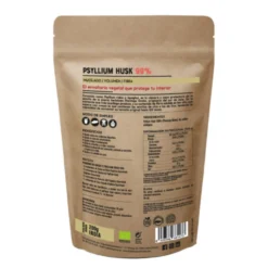 Psyllium Husk Bio Pureza 99% 200g - Orgánica Superfoods