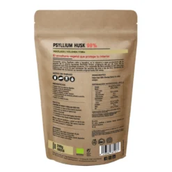 Psyllium Husk Bio Pureza 99% 1kg - Orgánica Superfoods