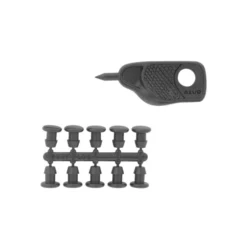 Punzón + 10 tapones de 4 mm para Tubería de Riego Planeta Huerto