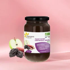 Puré De Ciruelas Pasas Ruibarbo Eco Fleurance Nature 290g