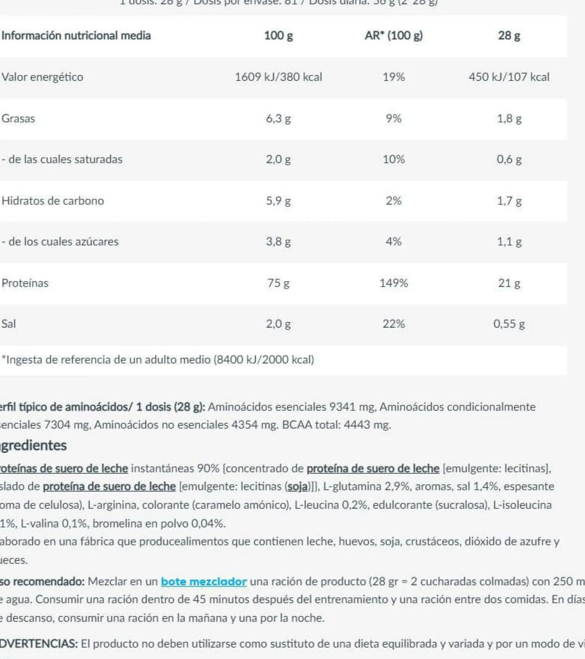 100% Pure Whey - 2kg - Caramelo Salado - Proteina De Suero Whey - Biotech Usa