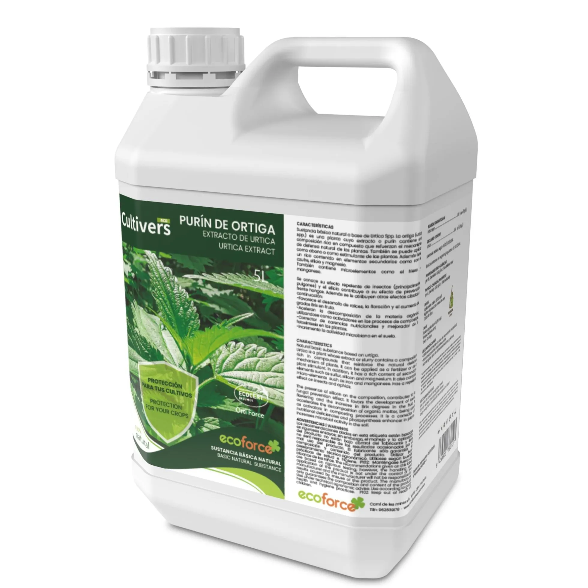 Purín De Ortiga Cultivers 2x1l