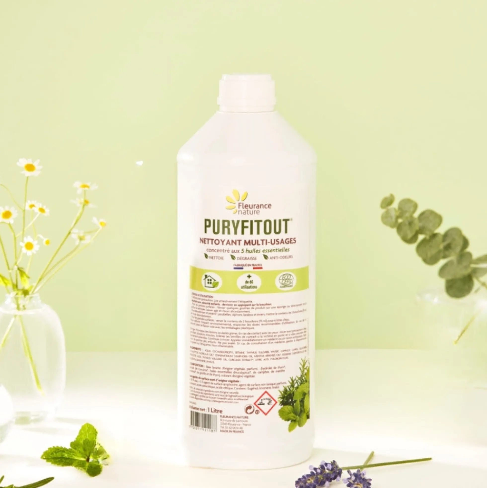 Puryfitout Detergente Ecológico Eco Fleurance Nature 1l