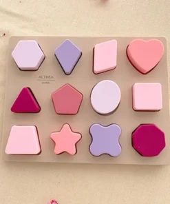 Puzzle Sensorial Para Bebé De Silicona Orgánica Althea Living Multicolor