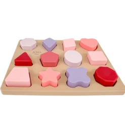 Puzzle Sensorial Para Bebé De Silicona Orgánica Althea Living Multicolor