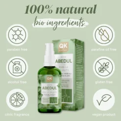 QKnatur - Aceite De Abedul Para La Celulitis 100ml - Tonifica, Reafirma Y Revitaliza La Piel - Mejora La Elasticidad