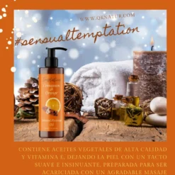 QKnatur - Aceite De Masaje Canela Naranja Bio- 200ml - Para Masajes Corporales Relajantes Y Revitalizantes