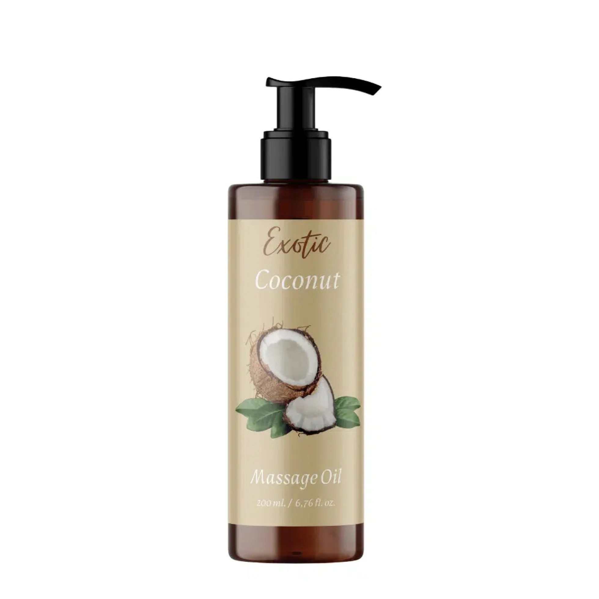 QKnatur - Aceite De Masaje De Coco - 200ml - Para Masajes Corporales Relajantes Y Revitalizantes - Hidratante