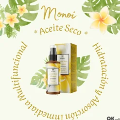QKnatur - Aceite Seco Monoi. Hidratación Y Nutrición Para La Piel Y El Pelo. Con Una Rápida Absorción - 100 Ml.