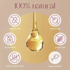 QKnatur - Champú Anticaída Con Extracto Cebolla Roja 250 Ml. Fortalece El Cabello Y Estimular Su Crecimiento