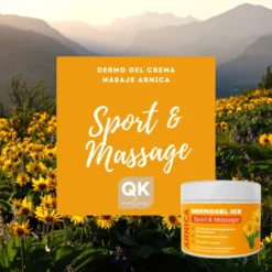 QKnatur Gel Crema Árnica Montana 300 ml - Efecto Frio. Para Masajes Musculares Y Articulaciones - Extracto De Árnica