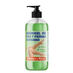 Qknatur - Gel Efecto Frío Para Pies Y Piernas Cansadas, Hinchadas O Con Varices - 500 Ml - Antiinflamatorio Y Relajante