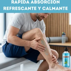 QKnatur - Gel Frio Aloe Vera De Canarias Bio - Extracto De Arnica Y Calendula. Alivia Las Piernas Cansadas 250 Ml